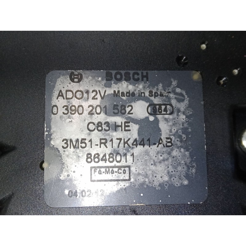 Recambio de motor limpia trasero para ford focus c-max (dm2) 1.6 tdci referencia OEM IAM 3M51R17K441AB  