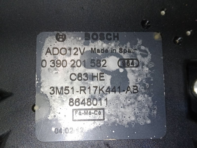 Recambio de motor limpia trasero para ford focus c-max (dm2) 1.6 tdci referencia OEM IAM 3M51R17K441AB  