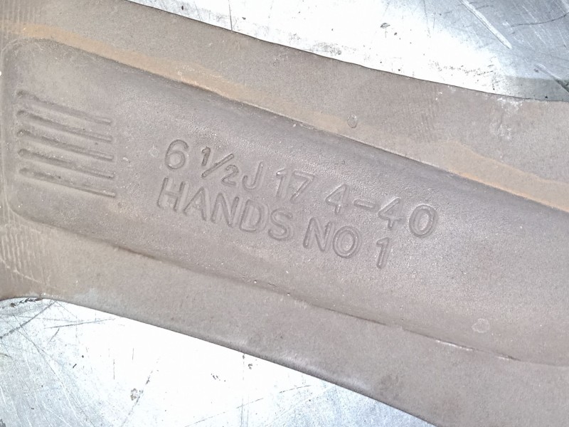 Recambio de llanta aluminio 17´´ para renault captur i (j5_, h5_) 1.5 dci 90 referencia OEM IAM   