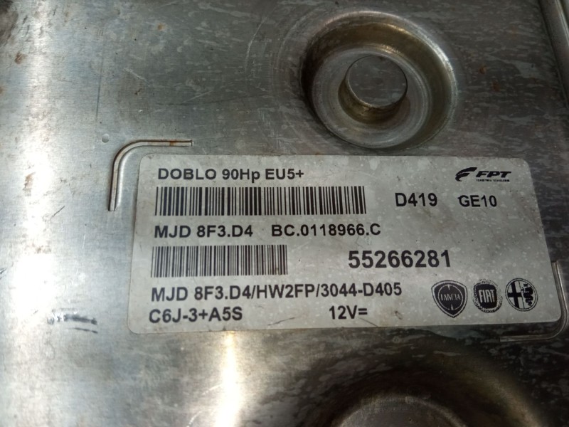 Recambio de centralita motor uce para fiat doblo furgoneta/monovolumen (223_) 1.3 jtd 16v multijet referencia OEM IAM 55266281  