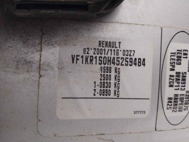 renault clio iii (br0/1, cr0/1) del año 2011 renault clio iii (br0/1, cr0/1) del año 2011