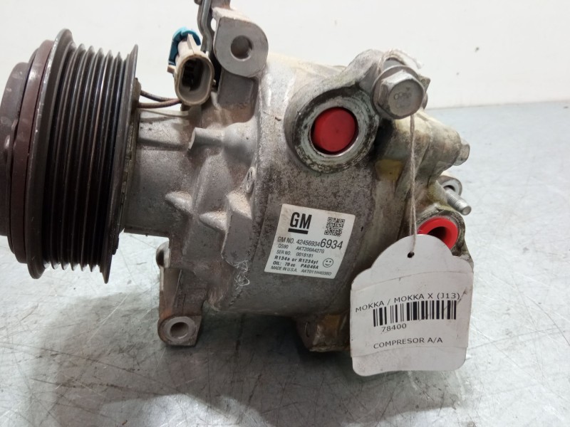 Recambio de compresor a/a para opel mokka / mokka x (j13) 1.6 cdti (_76) referencia OEM IAM 424569346934  