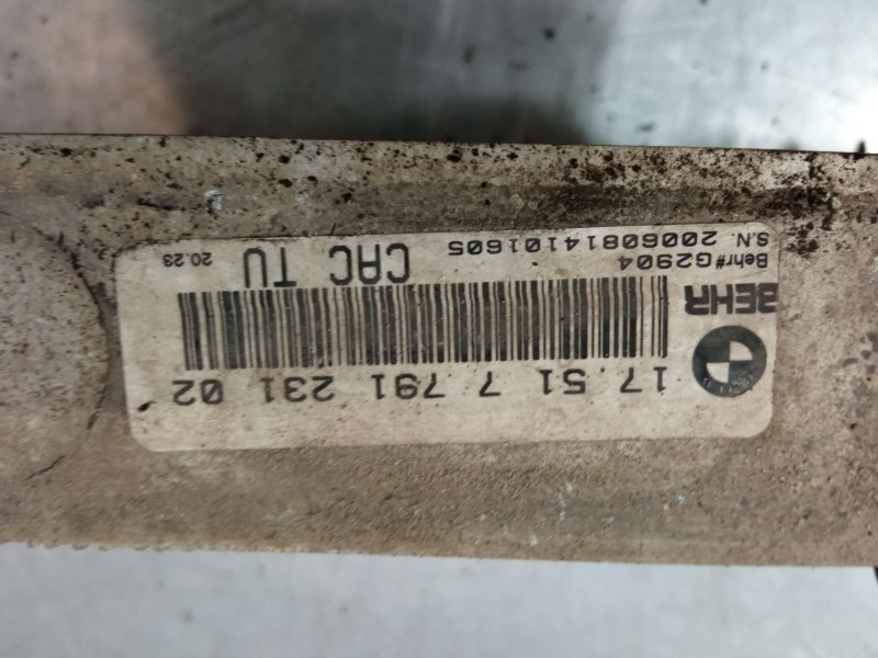 Recambio de intercooler para bmw x5 (e53) 3.0 d referencia OEM IAM 17517791231  