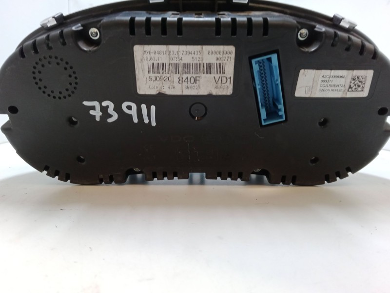 Recambio de cuadro instrumentos para skoda fabia ii (542) 1.4 tsi rs referencia OEM IAM 5J0920840F  A2C53356362