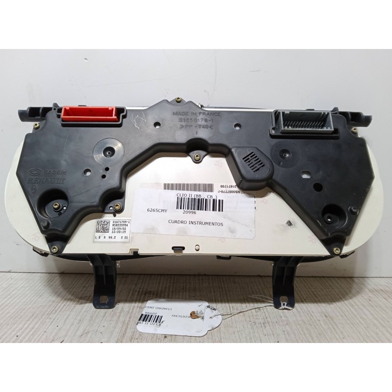 Recambio de cuadro instrumentos para renault clio ii (bb_, cb_) 1.2 16v (bb05, bb0w, bb11, bb27, bb2t, bb2u, bb2v, cb05,... refe