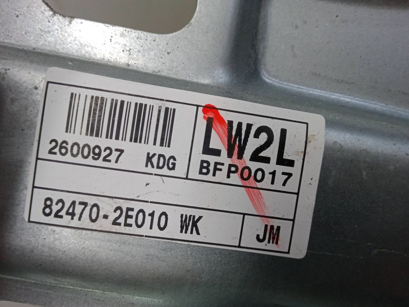Recambio de elevalunas electrico delantero izquierdo para hyundai tucson (jm) 2.0 referencia OEM IAM   
