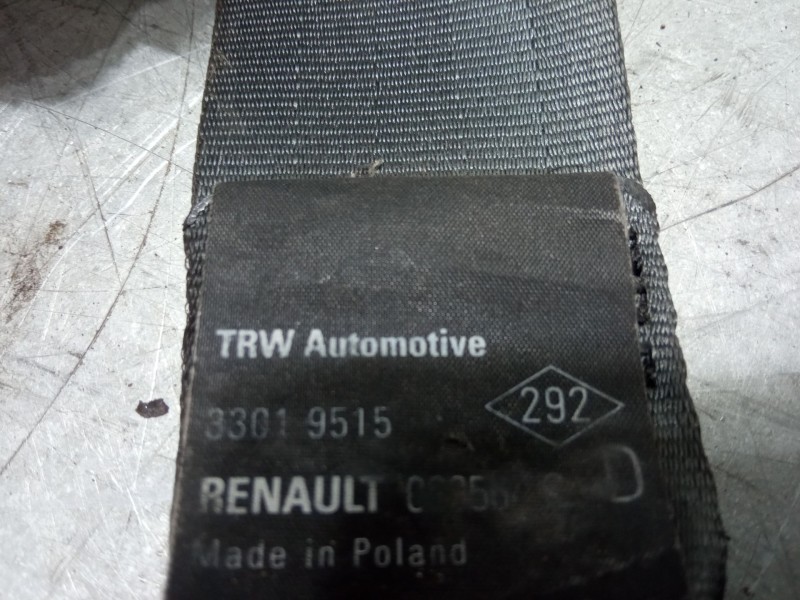 Recambio de cinturon seguridad delantero derecho para renault clio ii (bb_, cb_) 1.5 dci (b/cb07) referencia OEM IAM   