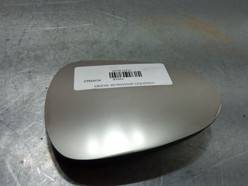 Recambio de cristal retrovisor izquierdo para seat leon (1p1) 1.6 tdi referencia OEM IAM   