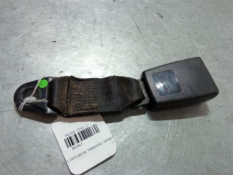 Recambio de anclaje cinturon trasero derecho para lancia musa (350_) 1.9 d multijet (350.axc1a) referencia OEM IAM   