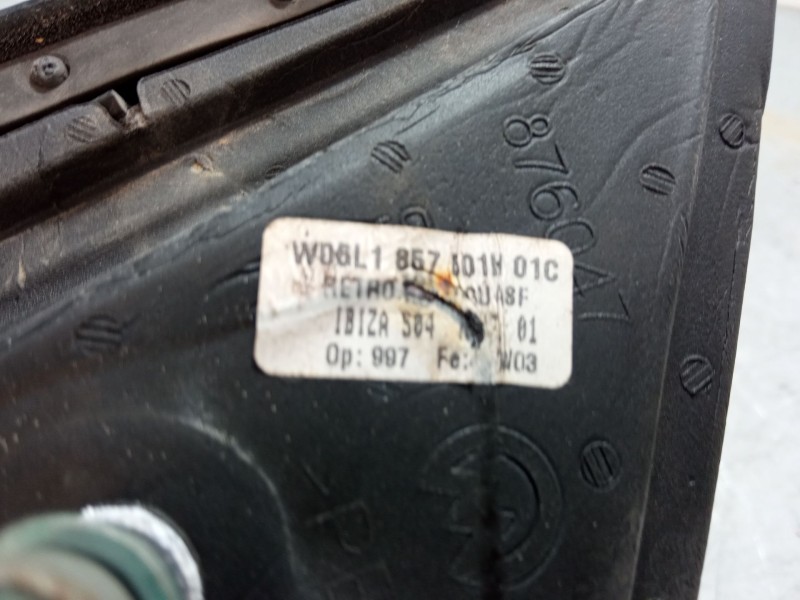 Recambio de retrovisor izquierdo para seat ibiza iii (6l1) 2.0 referencia OEM IAM   