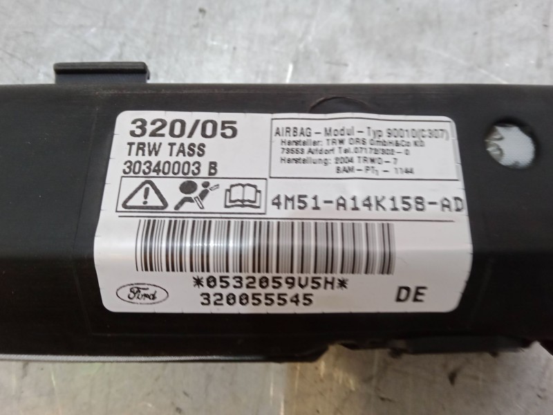 Recambio de airbag lateral delantero derecho para ford focus ii (da_, hcp, dp) 1.6 referencia OEM IAM 4M51A14K158AD  