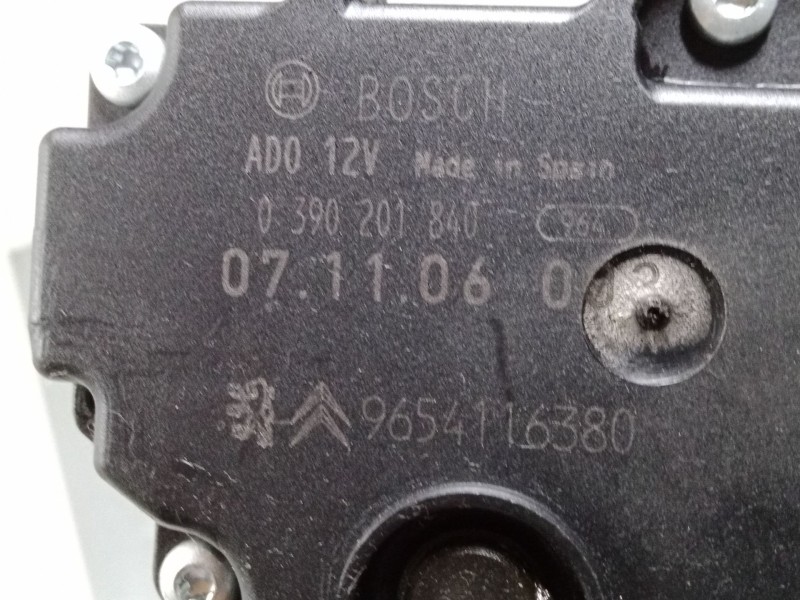 Recambio de motor limpia trasero para citroën c4 picasso i monospace (ud_) 1.6 hdi referencia OEM IAM 9654116380  