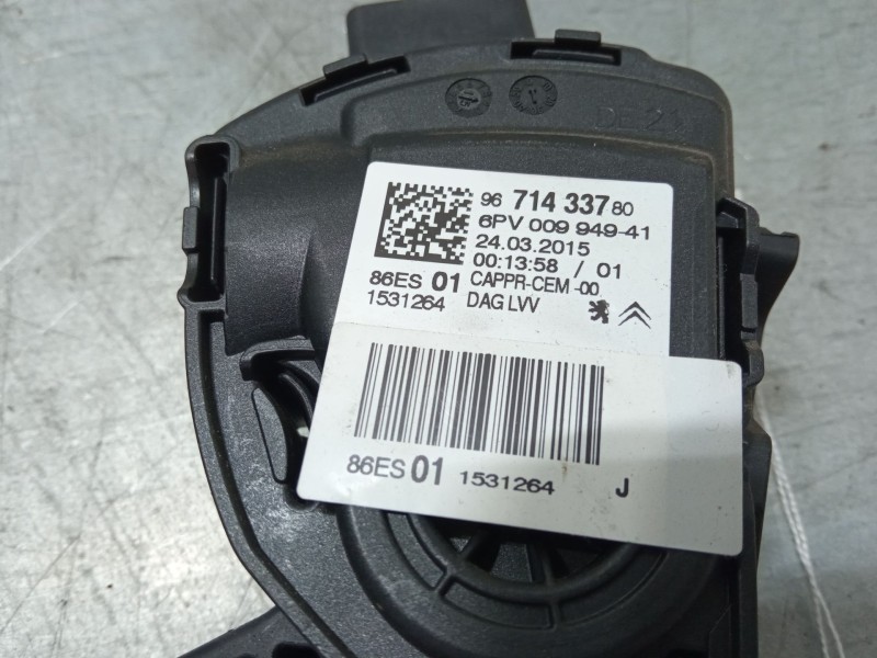 Recambio de pedal acelerador para citroën c4 cactus 1.2 vti 82 referencia OEM IAM 9671433780  