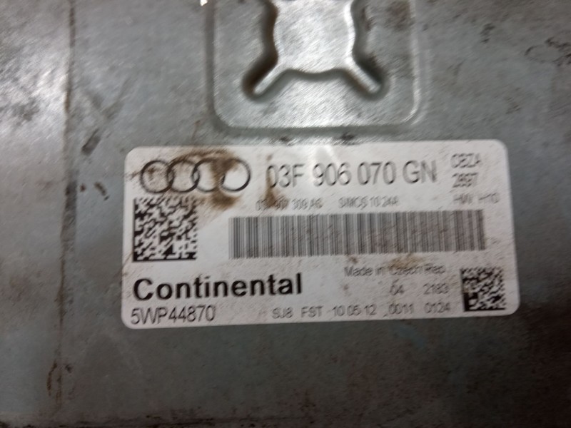 Recambio de centralita motor uce para audi a1 sportback (8xa, 8xf) 1.2 tfsi referencia OEM IAM 03F906070GN  5WP44870