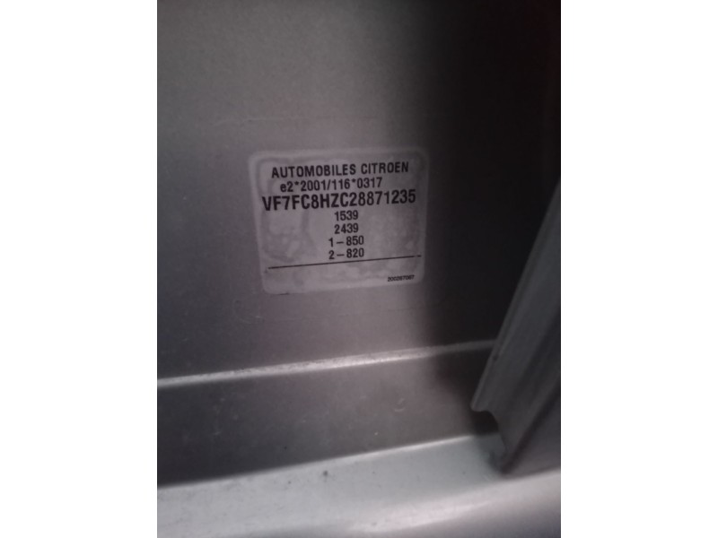 citroën c3 i (fc_, fn_) del año 2007