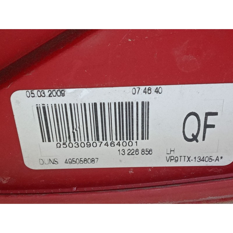 Recambio de piloto trasero izquierdo para opel insignia a sports tourer (g09) 2.0 cdti (35) referencia OEM IAM 13226856  