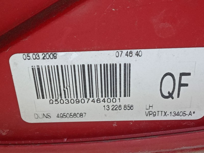 Recambio de piloto trasero izquierdo para opel insignia a sports tourer (g09) 2.0 cdti (35) referencia OEM IAM 13226856  