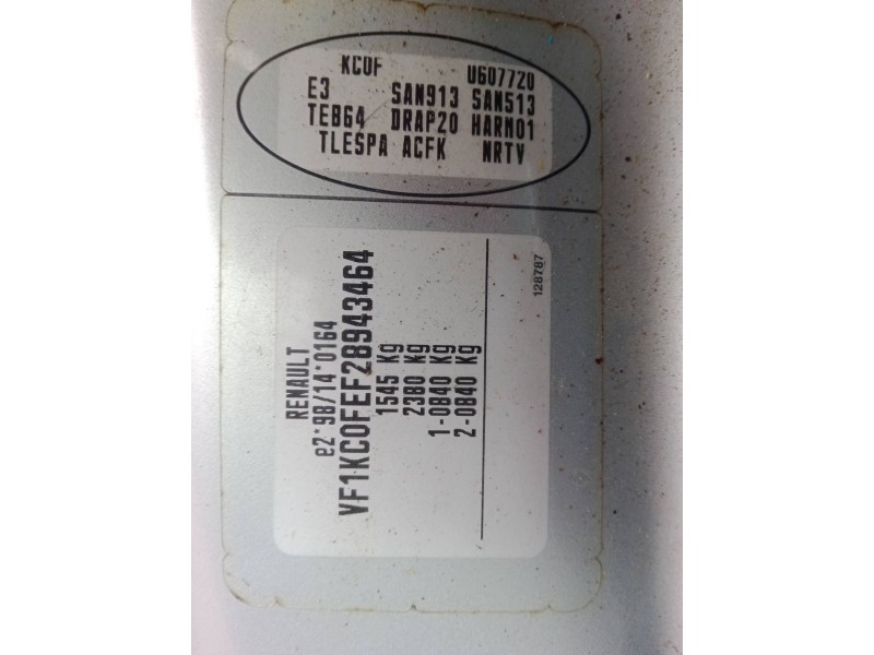 renault kangoo (kc0/1_) del año 2003