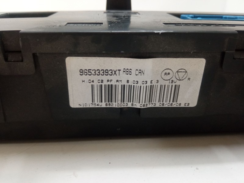 Recambio de mando climatizador para citroën c2 (jm_) 1.4 hdi referencia OEM IAM 96533393XT  