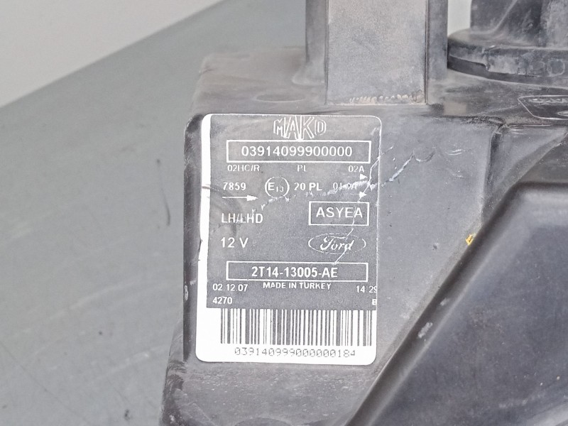 Recambio de faro izquierdo para ford transit connect (p65_, p70_, p80_) 1.8 tdci referencia OEM IAM 2T1413005AE  