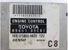 Recambio de centralita motor uce para toyota avensis (_t25_) 2.2 d-4d (adt251_) referencia OEM IAM 8966105C81  MB1758009420
