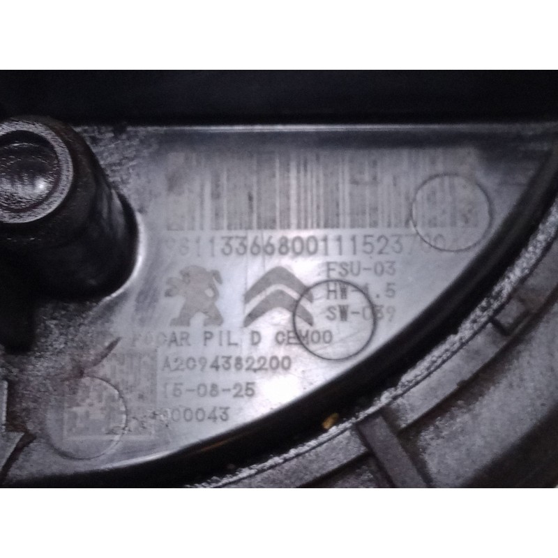 Recambio de aforador para peugeot 208 i (ca_, cc_) 1.6 hdi / bluehdi 75 referencia OEM IAM A2094382200  A2094382200