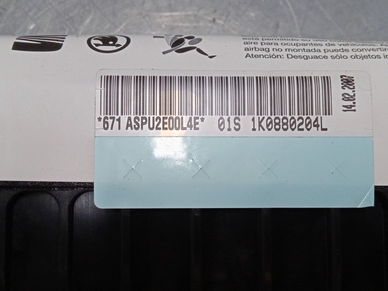 Recambio de airbag salpicadero para volkswagen golf v (1k1) 1.9 tdi referencia OEM IAM 1K0880204L  