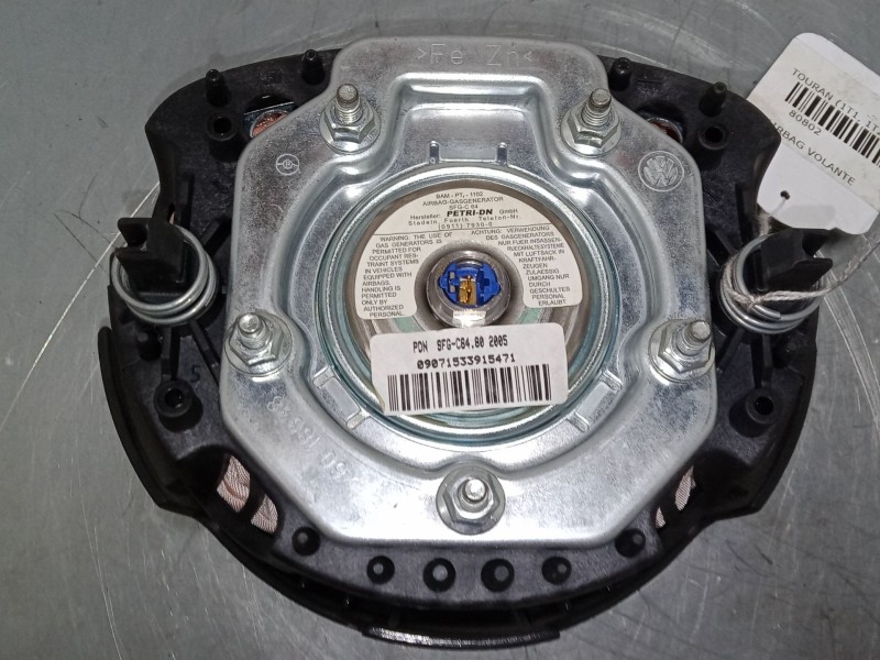 Recambio de airbag volante para volkswagen touran (1t1, 1t2) 1.9 tdi referencia OEM IAM 1T0880201A  