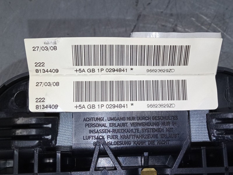 Recambio de airbag volante para citroën c4 i (lc_) 1.4 16v referencia OEM IAM 96823829ZD  