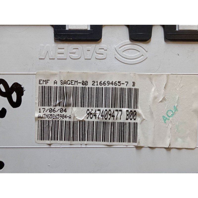 Recambio de pantalla interior reloj para citroën c2 (jm_) 1.1 referencia OEM IAM 964709477  