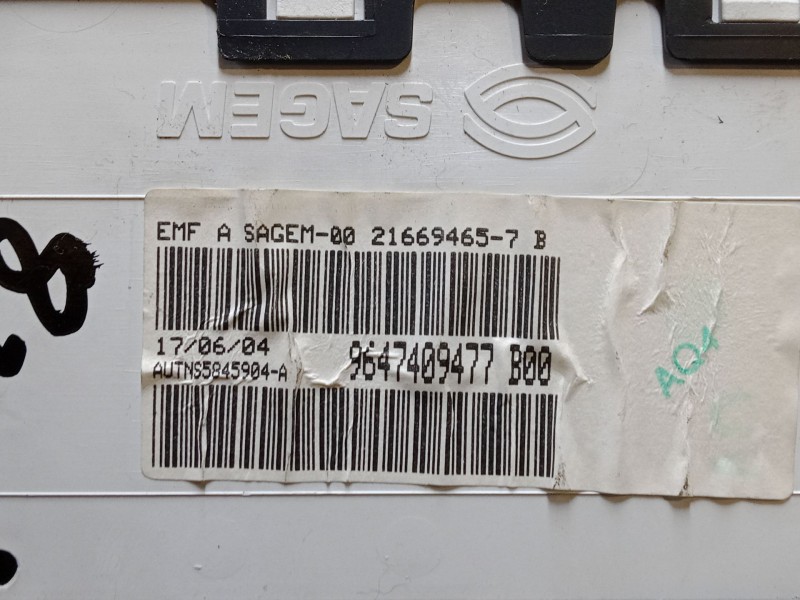 Recambio de pantalla interior reloj para citroën c2 (jm_) 1.1 referencia OEM IAM 964709477  