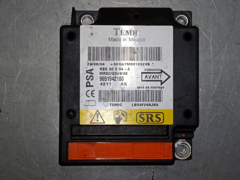 Recambio de centralita airbag para citroën c2 (jm_) 1.1 referencia OEM IAM 9651942180  