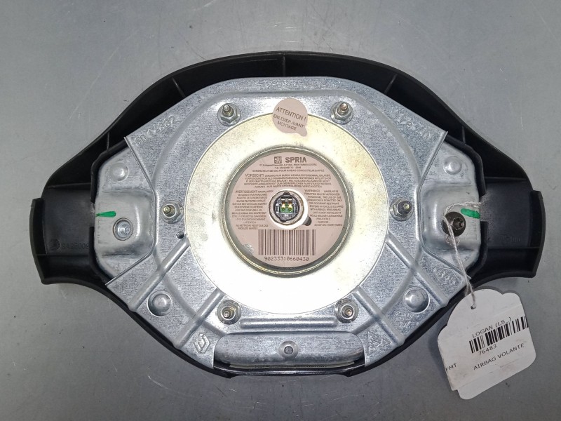 Recambio de airbag volante para dacia logan (ls_) 1.6 16v (ls09, ls0l, ls0m, ls0p, ls0v, ls18, ls1s, ls1v,... referencia OEM IAM
