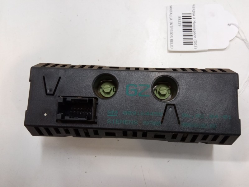 Recambio de pantalla interior reloj para opel meriva a monospace (x03) 1.7 cdti (e75) referencia OEM IAM 5WK70005  