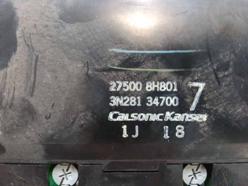 Recambio de mando climatizador para nissan x-trail i (t30) 2.2 di 4x4 referencia OEM IAM 275008H801  