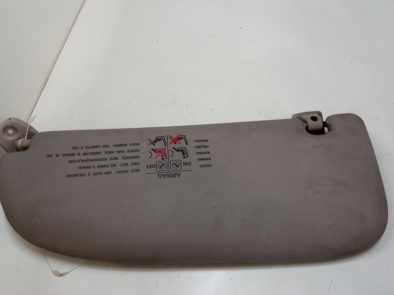 Recambio de parasol derecho para peugeot 206 hatchback (2a/c) 1.9 d referencia OEM IAM   