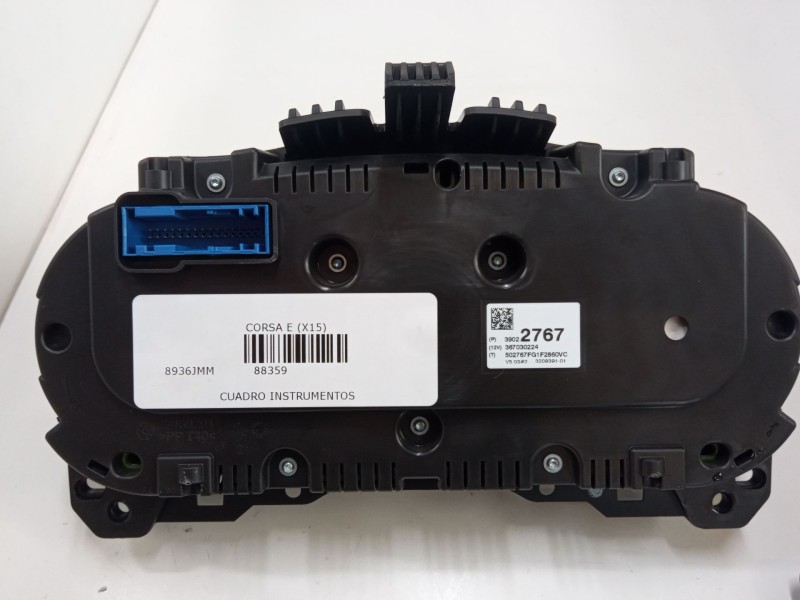 Recambio de cuadro instrumentos para opel corsa e (x15) 1.3 cdti (08, 68) referencia OEM IAM 367030224  