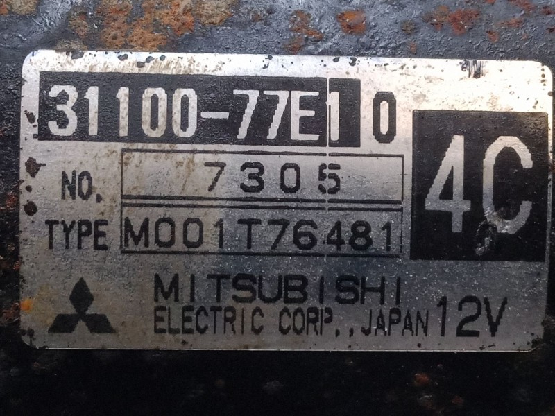 Recambio de motor arranque para suzuki vitara cabrio (et, ta) 2.0 16v (ta51, sv420) referencia OEM IAM 3110077E10  