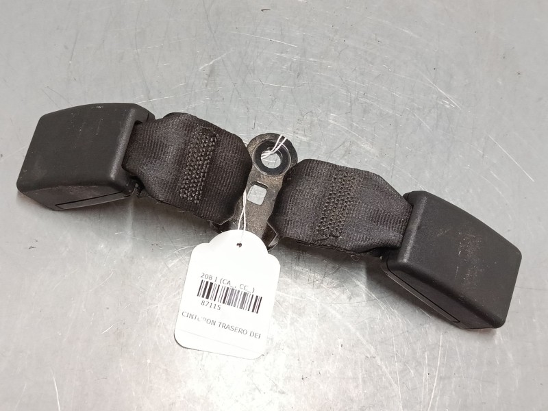 Recambio de anclaje cinturon trasero derecho para peugeot 208 i (ca_, cc_) 1.2 vti 82 referencia OEM IAM   
