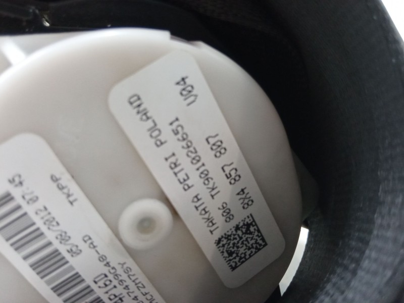 Recambio de cinturon seguridad trasero derecho para audi a1 sportback (8xa, 8xf) 1.2 tfsi referencia OEM IAM 8X4857807  