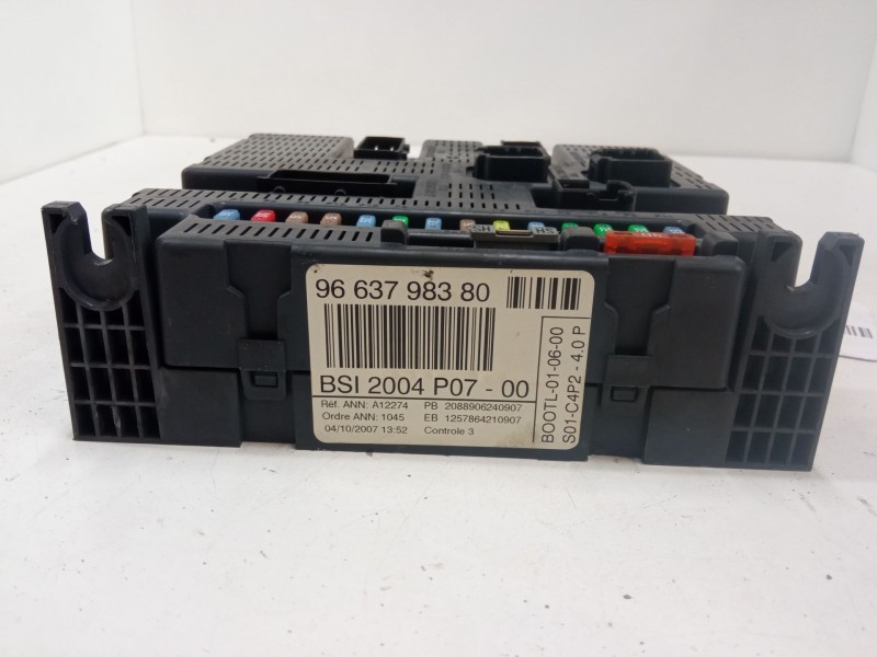 Recambio de bsi para peugeot 207 sw (wk_) 1.6 hdi referencia OEM IAM 9663798380   Recambio de bsi para peugeot 207 sw (wk_) 1.6 hdi referencia OEM IAM 9663798380