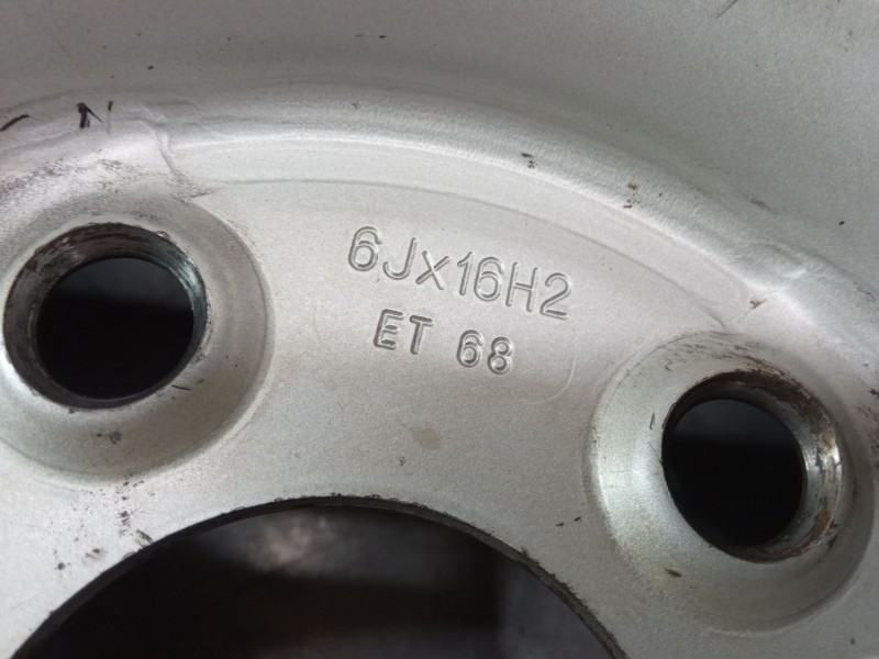 Recambio de llanta chapa 16´´ para citroën jumpy i (u6u_) 2.0 hdi 95 referencia OEM IAM 6JX16H2 ET 68   Recambio de llanta chapa 16´´ para citroën jumpy i (u6u_) 2.0 hdi 95 referencia OEM IAM 6JX16H2 ET 68