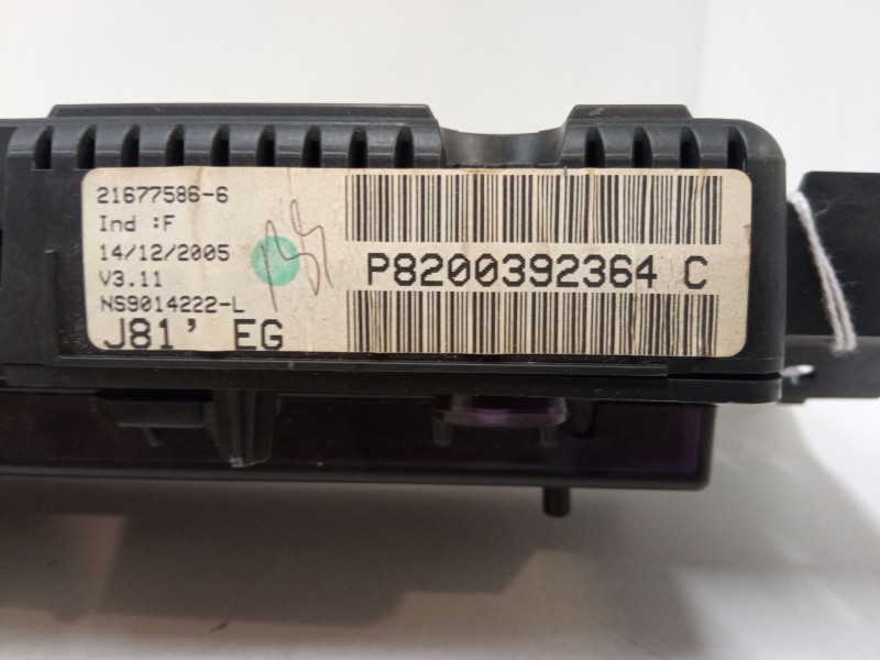Recambio de cuadro instrumentos para renault espace iv (jk0/1_) 2.0 (jk0a, jk1d, jk0n) referencia OEM IAM 8200392364   Recambio de cuadro instrumentos para renault espace iv (jk0/1_) 2.0 (jk0a, jk1d, jk0n) referencia OEM IAM 8200392364