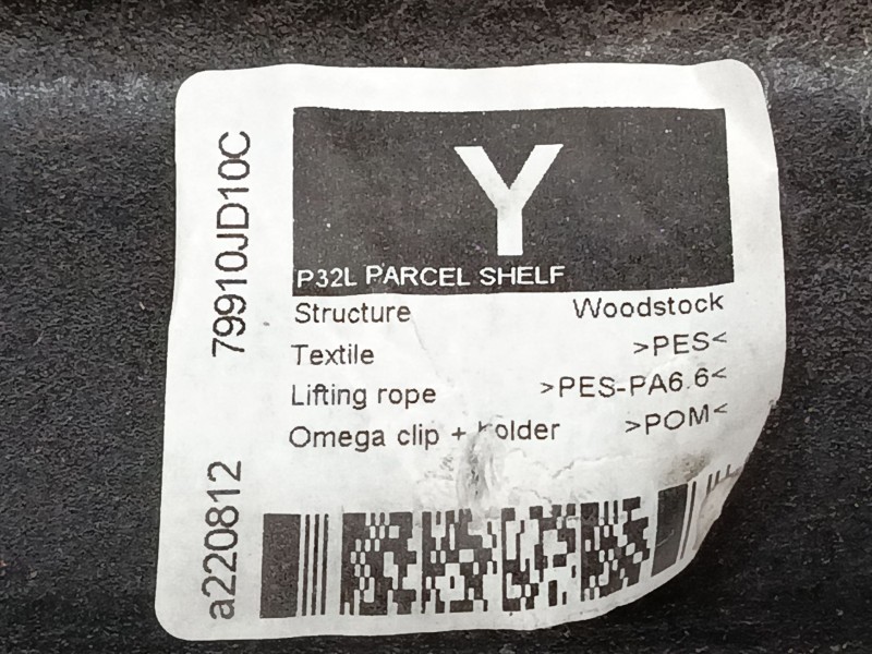 Recambio de bandeja trasera para nissan qashqai i (j10, nj10) 1.5 dci referencia OEM IAM    Recambio de bandeja trasera para nissan qashqai i (j10, nj10) 1.5 dci referencia OEM IAM