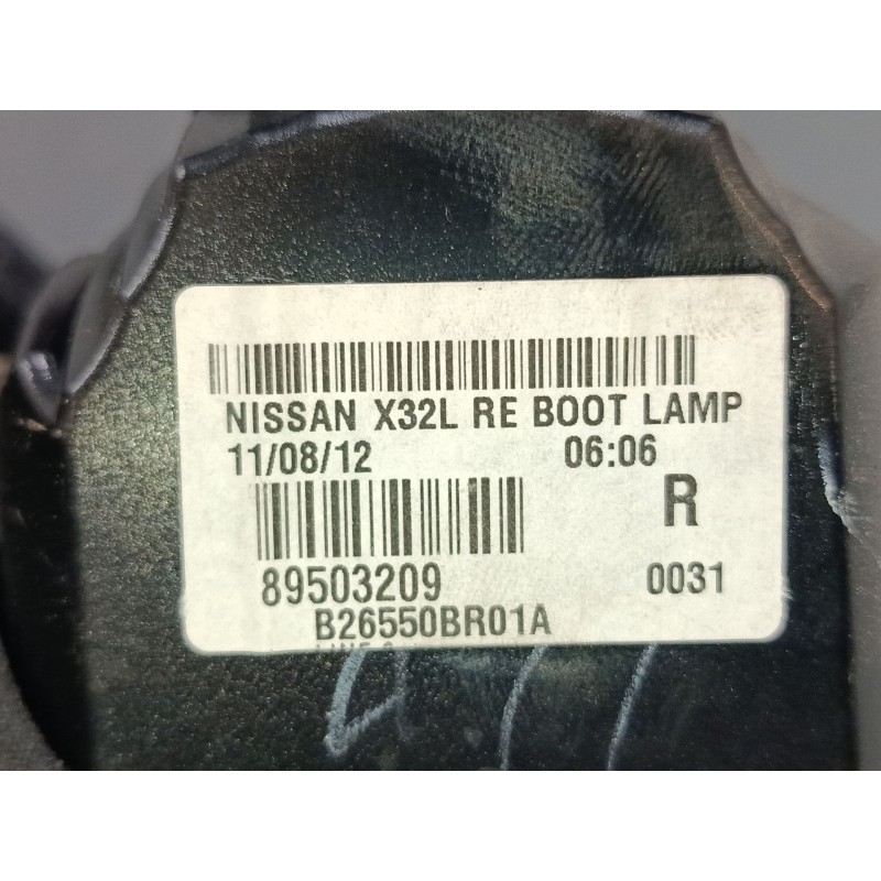Recambio de piloto trasero porton derecho para nissan qashqai i (j10, nj10) 1.5 dci referencia OEM IAM 89503209   Recambio de piloto trasero porton derecho para nissan qashqai i (j10, nj10) 1.5 dci referencia OEM IAM 89503209