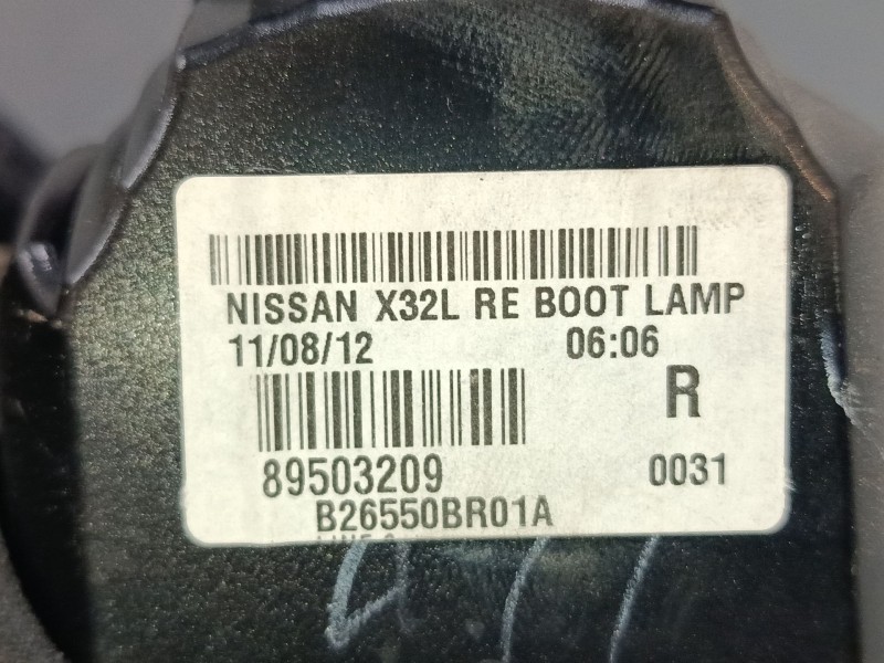Recambio de piloto trasero porton derecho para nissan qashqai i (j10, nj10) 1.5 dci referencia OEM IAM 89503209   Recambio de piloto trasero porton derecho para nissan qashqai i (j10, nj10) 1.5 dci referencia OEM IAM 89503209