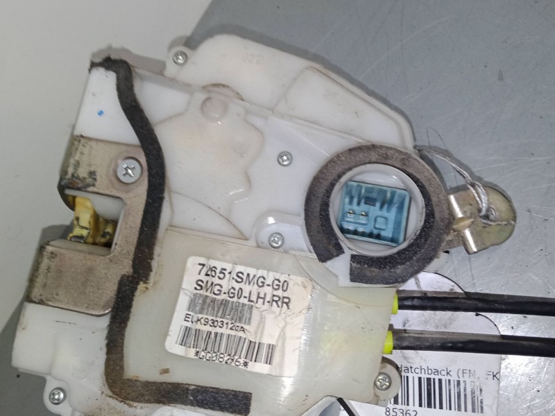 Recambio de cerradura puerta trasera izquierda para honda civic viii hatchback (fn, fk) 2.2 ctdi (fk3) referencia OEM IAM 72651S