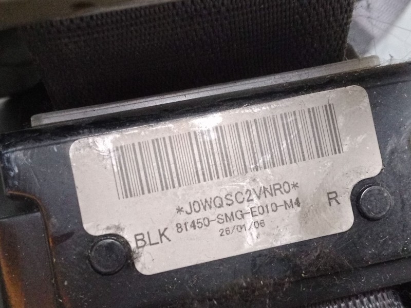 Recambio de cinturon seguridad delantero derecho para honda civic viii hatchback (fn, fk) 2.2 ctdi (fk3) referencia OEM IAM 8145