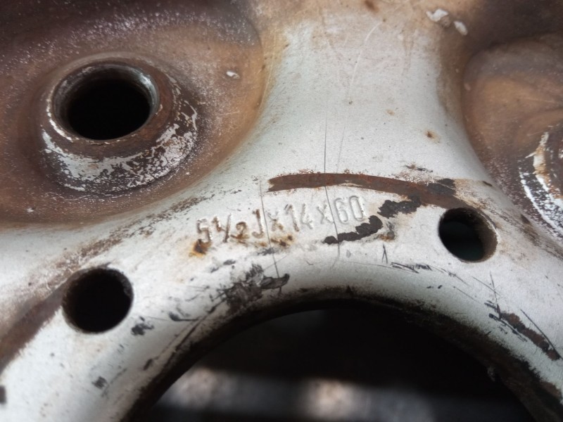 Recambio de llanta chapa 14´´ para ford transit furgoneta (e_ _) 2.5 di (eal, eas) referencia OEM IAM   