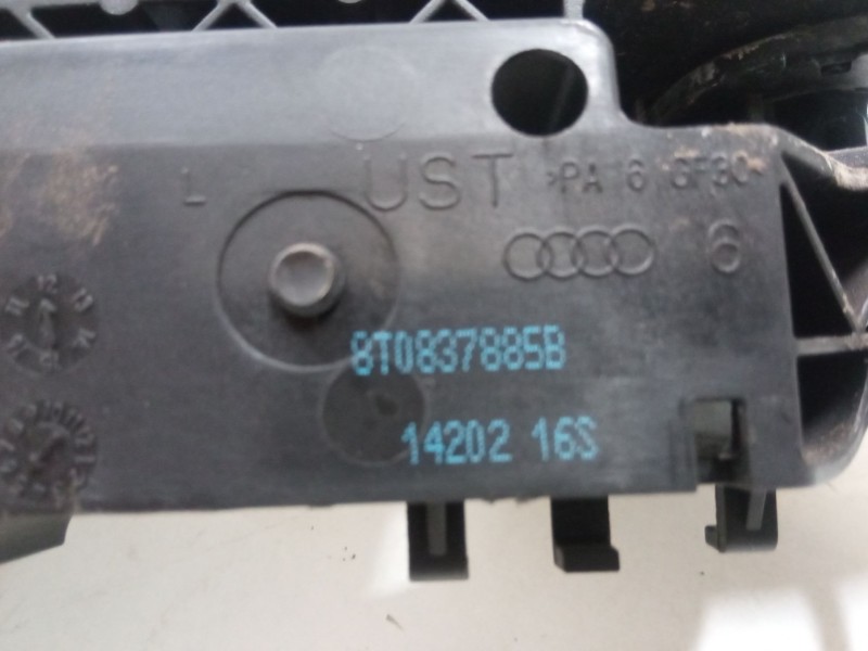 Recambio de maneta exterior puerta trasera izquierda para audi a1 sportback (8xa, 8xf) 1.2 tfsi referencia OEM IAM 8T0837885B  